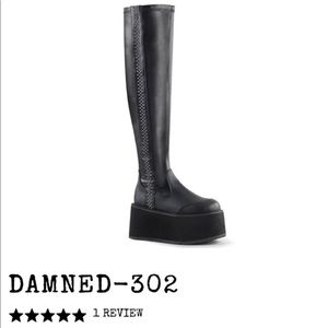 Demonia Damned 302 Platform Boots
